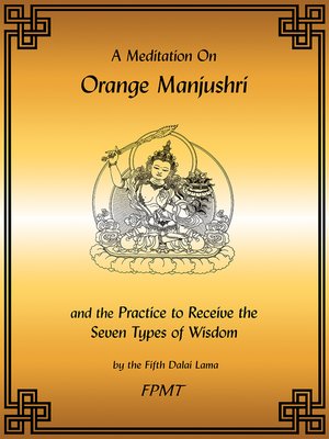 cover image of A Meditation on Orange Manjushri eBook
